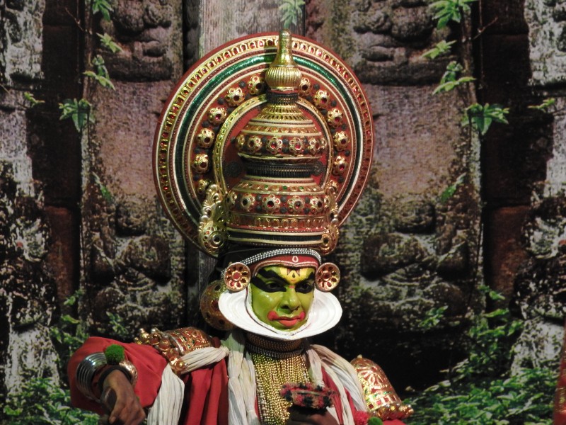 41 COCHIN Rappresentazione di Kathakali